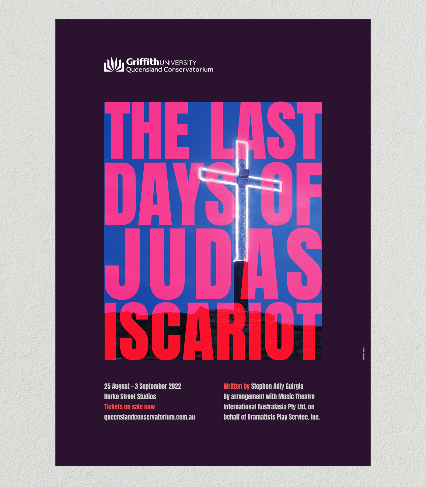The Last Days of Judas Iscariot Production Poster